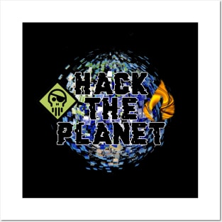 Hack the Planet Posters and Art